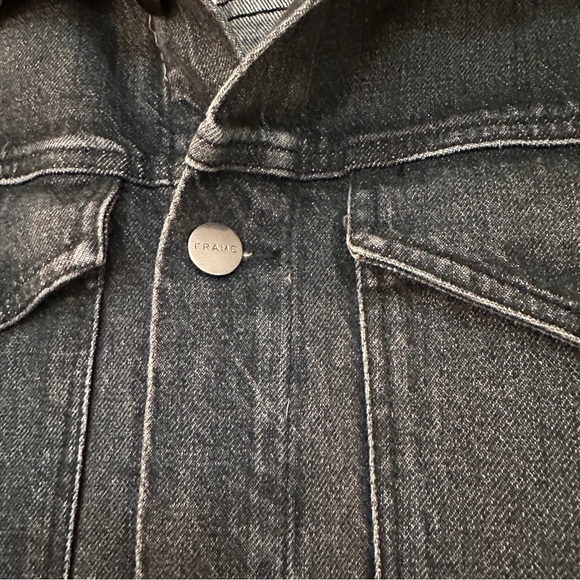 Frame Fashion Patchwork Jean Jacket - Picture 4 of 7